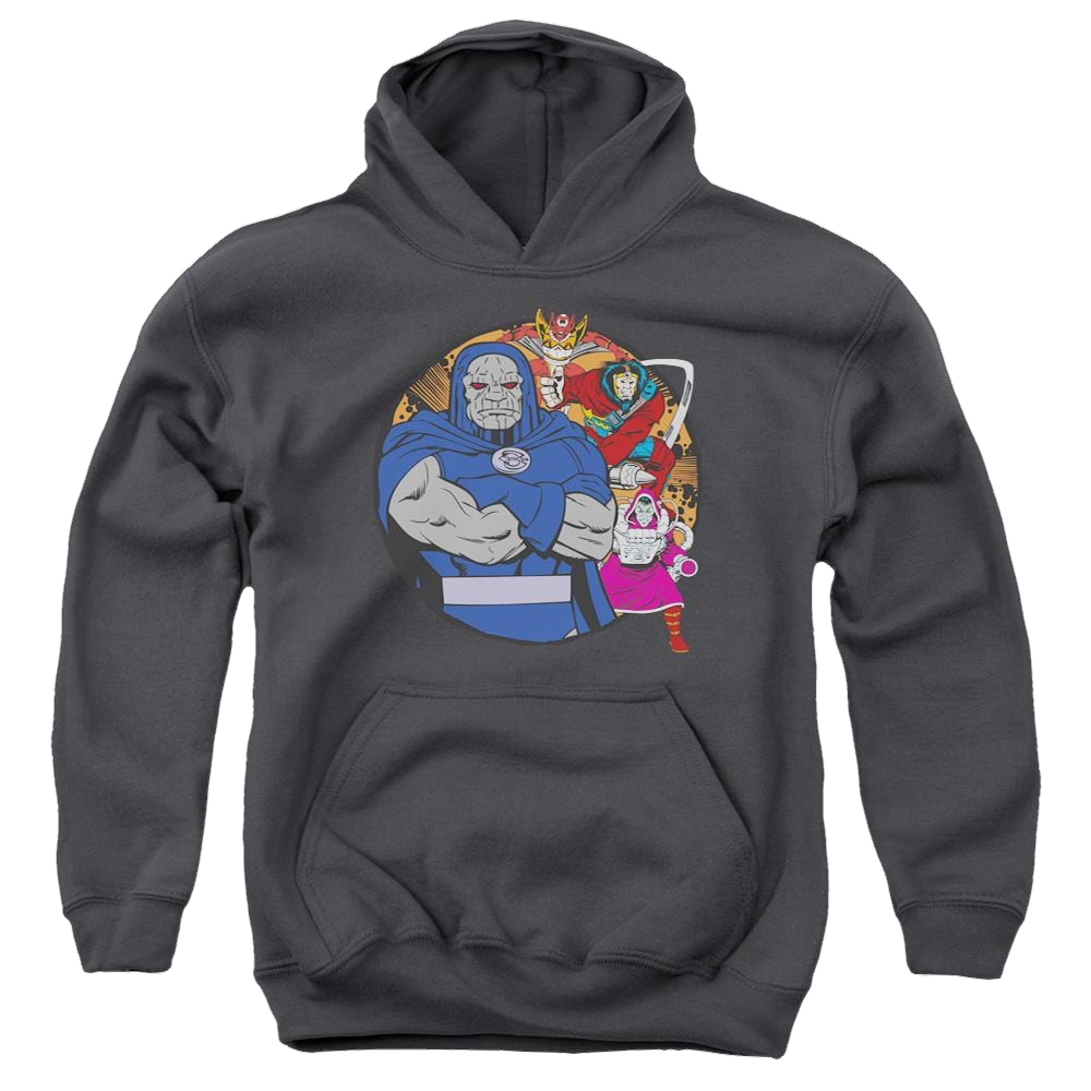 More Dc Characters Apokolips Represent - Youth Hoodie Youth Hoodie (Ages 8-12) DC Comics   