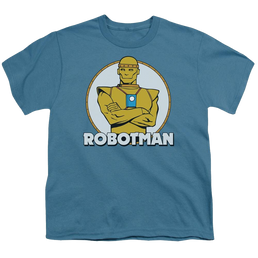 More Dc Characters Robotman - Youth T-Shirt Youth T-Shirt (Ages 8-12) DC Comics   