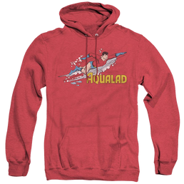 More Dc Characters Aqualad - Heather Pullover Hoodie Heather Pullover Hoodie DC Comics   