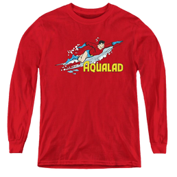 More Dc Characters Aqualad - Youth Long Sleeve T-Shirt Youth Long Sleeve T-Shirt DC Comics   