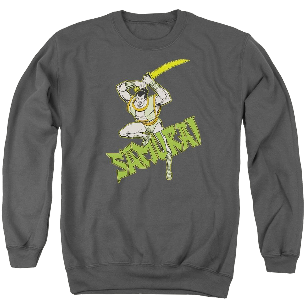 DC Comics Samurai - Men's Crewneck Sweatshirt Men's Crewneck Sweatshirt DC Comics   