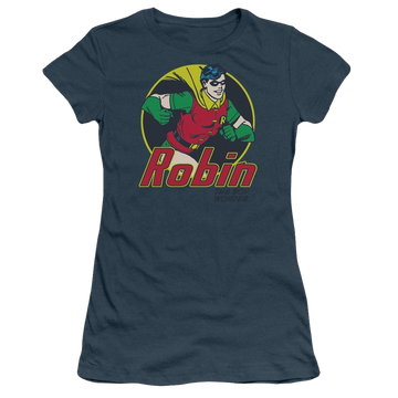 Indigo juniors t-shirt with Batman DC Comics The Boy Wonder graphic