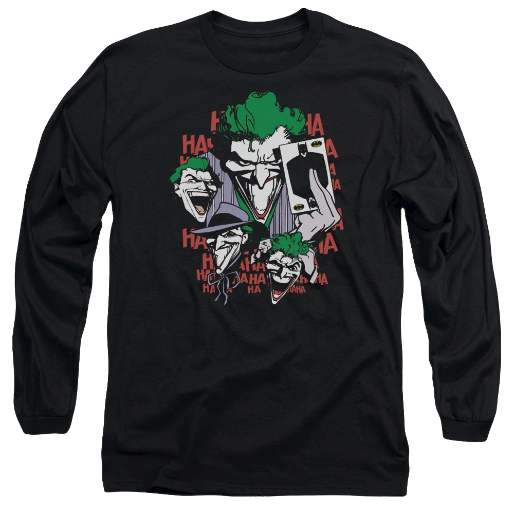DC Comics Four Of A Kind - Men's Long Sleeve T-Shirt Men's Long Sleeve T-Shirt Joker   