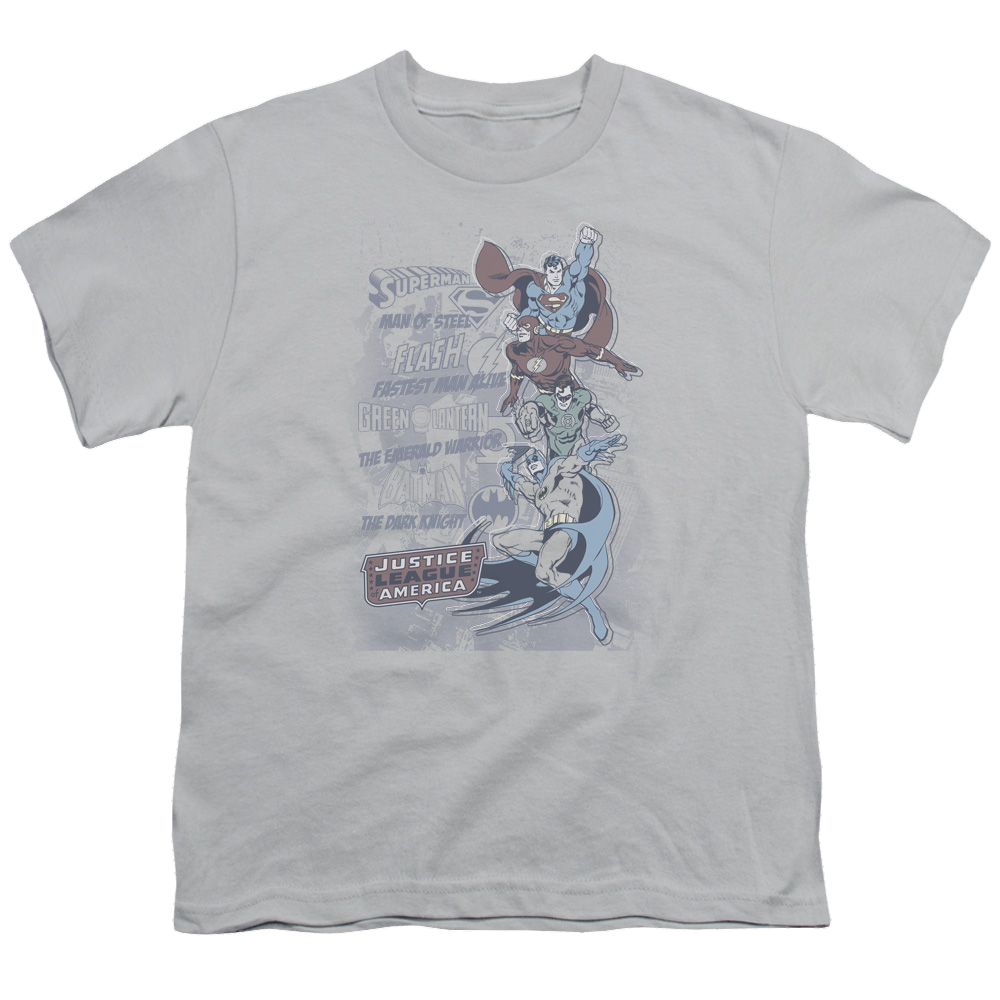 Justice League The Good Guys - Youth T-Shirt Youth T-Shirt (Ages 8-12) Justice League   
