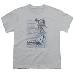 Justice League The Good Guys - Youth T-Shirt Youth T-Shirt (Ages 8-12) Justice League   