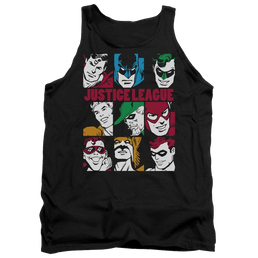 DC Comics Nine Blocks Of Justice Men's Tank Men's Tank Justice League   