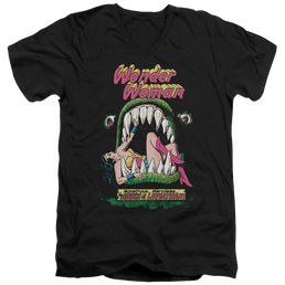 DC Comics Jaws - Men's V-Neck T-Shirt Men's V-Neck T-Shirt Wonder Woman   