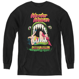 Wonder Woman Jaws - Youth Long Sleeve T-Shirt Youth Long Sleeve T-Shirt Wonder Woman   