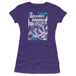 DC Comics Human Shield - Juniors T-Shirt Juniors T-Shirt Wonder Woman   