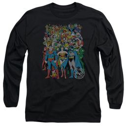 DC Comics Original Universe - Men's Long Sleeve T-Shirt Men's Long Sleeve T-Shirt Justice League   
