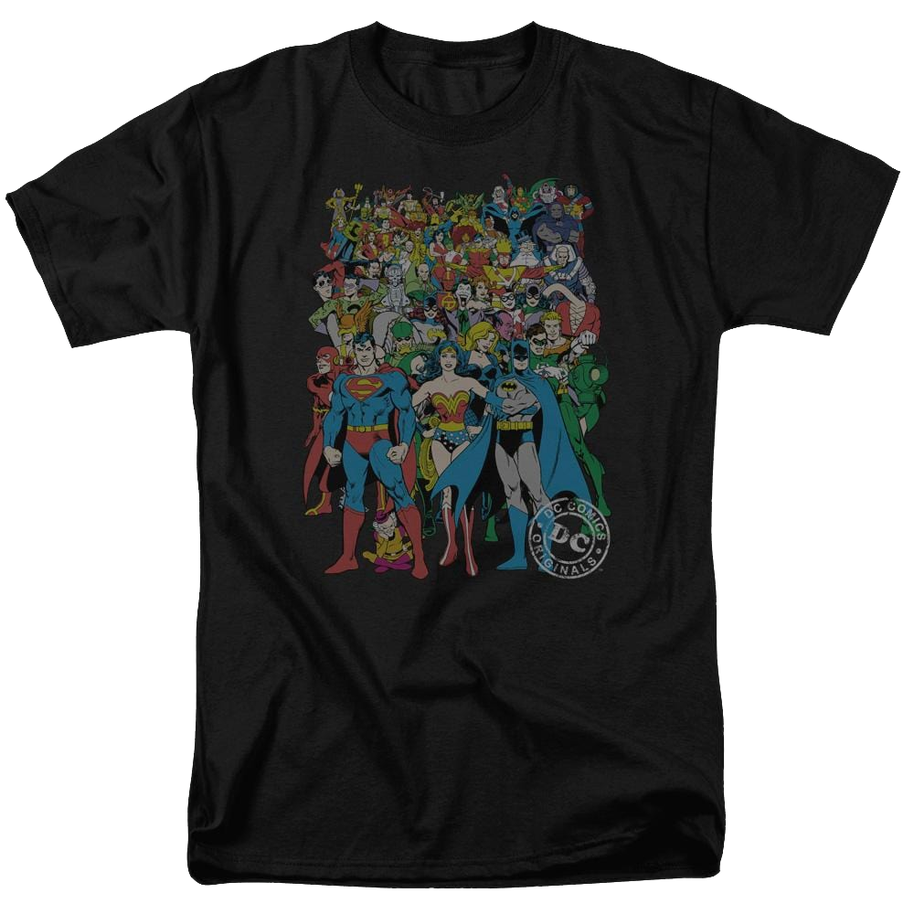 DC Comics Original Universe - Men's Regular Fit T-Shirt Men's Regular Fit T-Shirt Justice League   