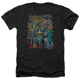 DC Comics Original Universe - Men's Heather T-Shirt Men's Heather T-Shirt Justice League   