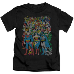 Justice League Original Universe - Kid's T-Shirt Kid's T-Shirt (Ages 4-7) Justice League   