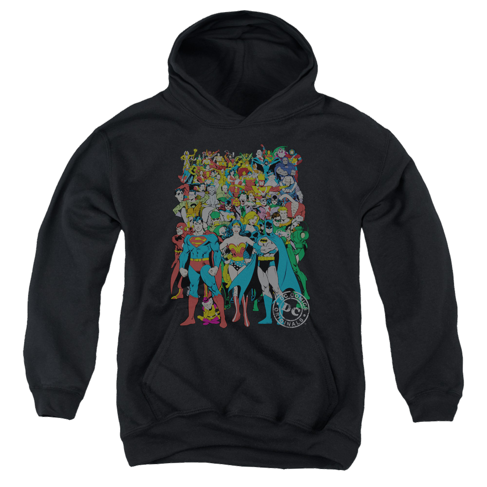 Justice League Original Universe - Youth Hoodie Youth Hoodie (Ages 8-12) Justice League   