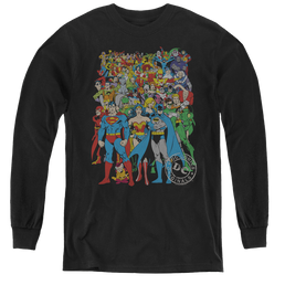 Justice League Original Universe - Youth Long Sleeve T-Shirt Youth Long Sleeve T-Shirt Justice League   