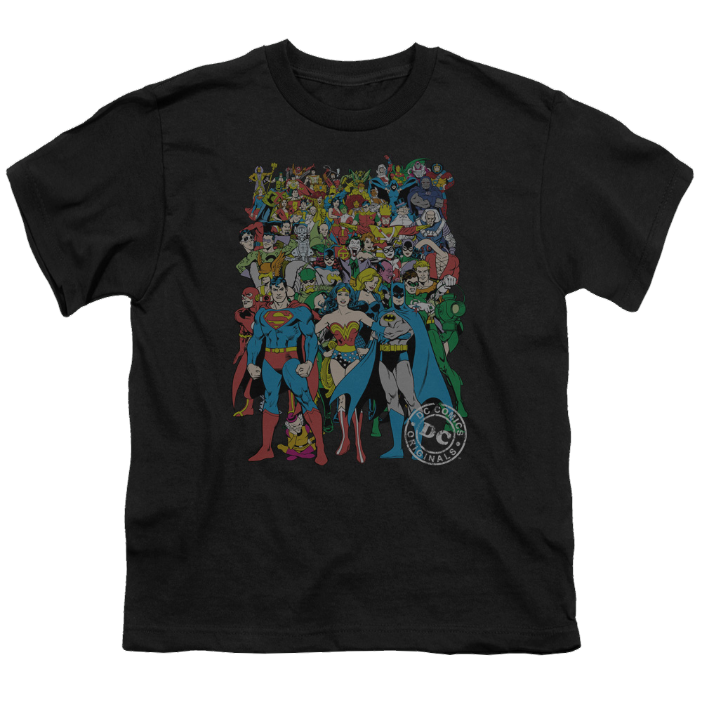 Justice League Original Universe - Youth T-Shirt Youth T-Shirt (Ages 8-12) Justice League   