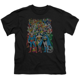 Justice League Original Universe - Youth T-Shirt Youth T-Shirt (Ages 8-12) Justice League   