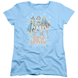 DC Comics Girls Do It Better - Women's T-Shirt Women's T-Shirt Justice League   
