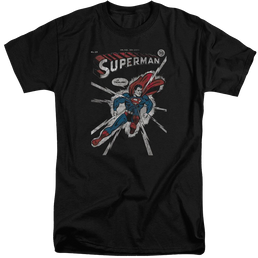 DC Comics Cover Me - Men's Tall Fit T-Shirt Men's Tall Fit T-Shirt Superman   