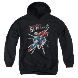 Superman Cover Me - Youth Hoodie Youth Hoodie (Ages 8-12) Superman   