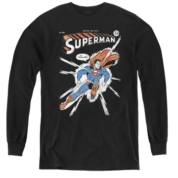 Superman Cover Me - Youth Long Sleeve T-Shirt Youth Long Sleeve T-Shirt Superman   