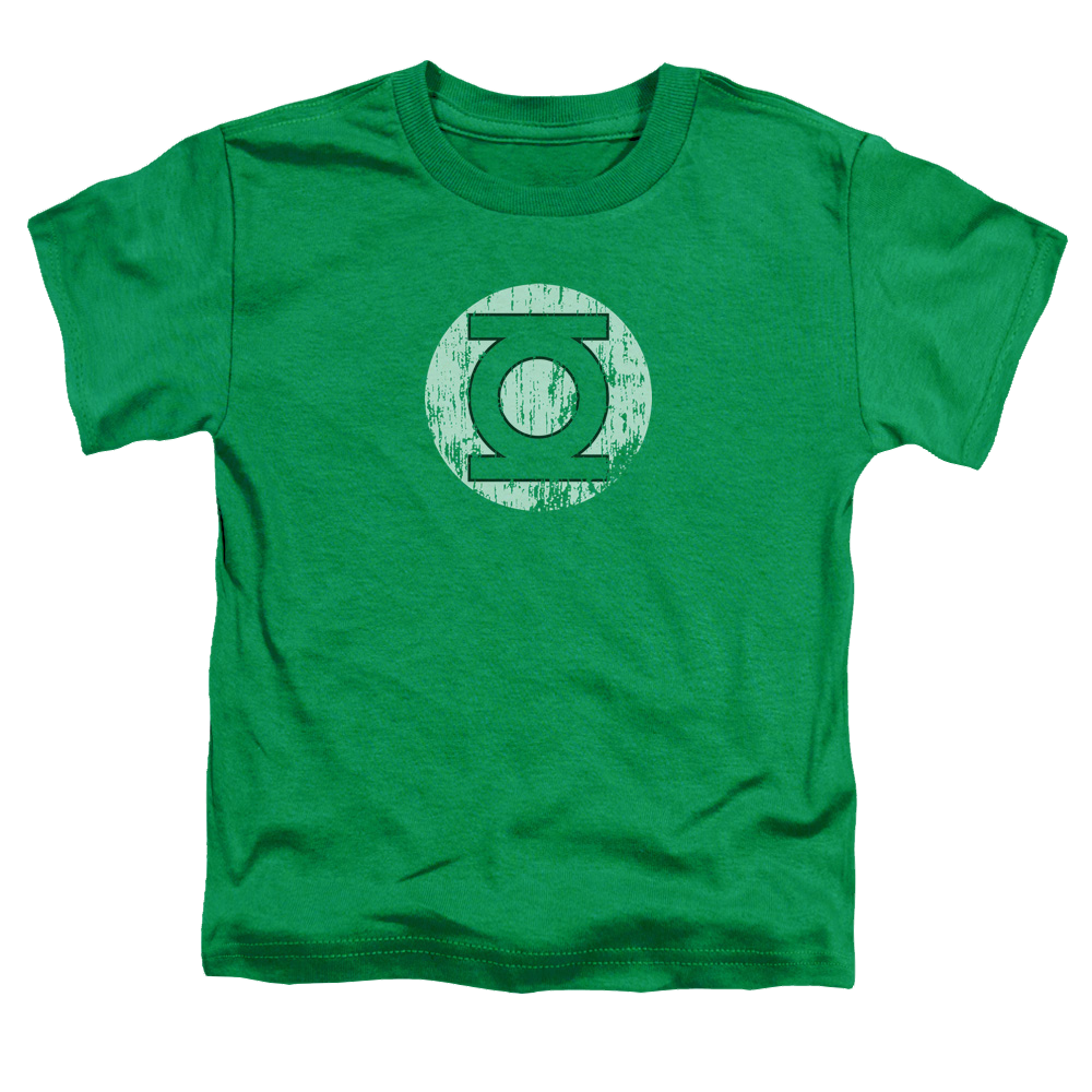 Green Lantern Distressed Lantern Logo - Toddler T-Shirt Toddler T-Shirt Green Lantern   