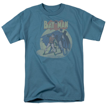 Slate men's regular fit t-shirt with Batman DC Comics In The Spotlight graphic