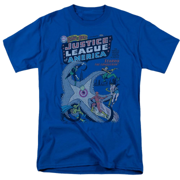 Royal men's regular fit t-shirt with Justice League DC Comics No 28 graphic