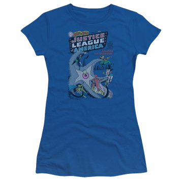 Royal juniors t-shirt with Justice League DC Comics No 28 graphic