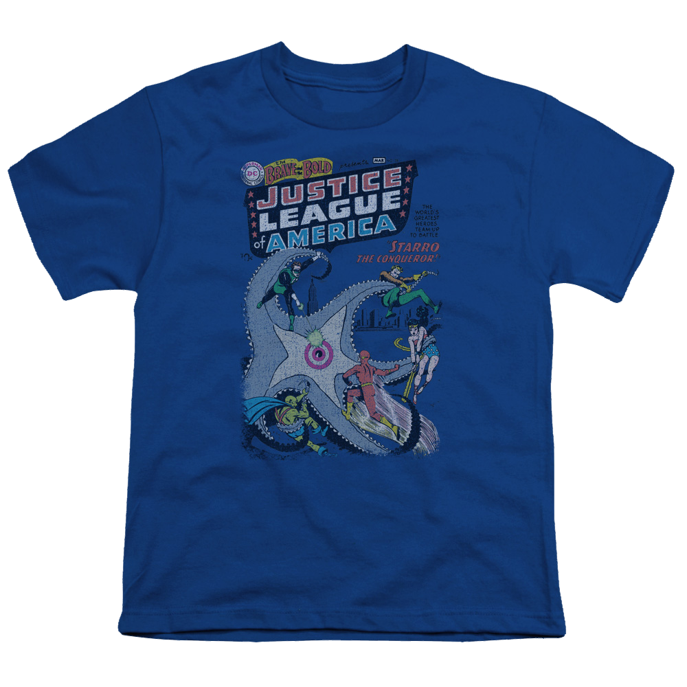 Justice League No 28 - Youth T-Shirt Youth T-Shirt (Ages 8-12) Justice League   