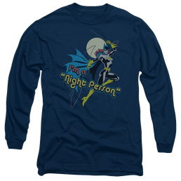 Batgirl Night Person - Men's Long Sleeve T-Shirt Men's Long Sleeve T-Shirt Batman   