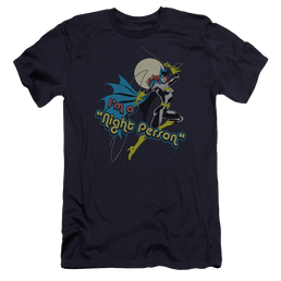 Batgirl Night Person - Men's Premium Slim Fit T-Shirt Men's Premium Slim Fit T-Shirt Batman   