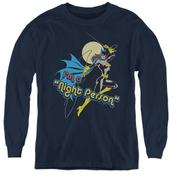 Batgirl Night Person - Youth Long Sleeve T-Shirt Youth Long Sleeve T-Shirt Batman   