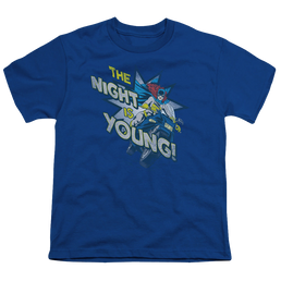 Batgirl The Night Is Young - Youth T-Shirt Youth T-Shirt (Ages 8-12) Batman   