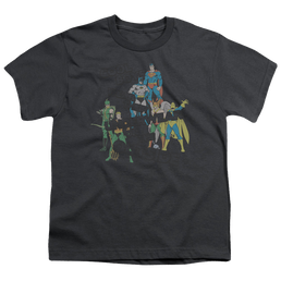 Justice League Underwear - Youth T-Shirt Youth T-Shirt (Ages 8-12) Justice League   