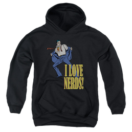 Superman I Love Nerds - Youth Hoodie Youth Hoodie (Ages 8-12) Superman   