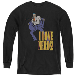 Superman I Love Nerds - Youth Long Sleeve T-Shirt Youth Long Sleeve T-Shirt Superman   