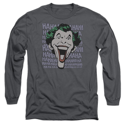DC Comics Dastardly Merriment - Men's Long Sleeve T-Shirt Men's Long Sleeve T-Shirt Joker   