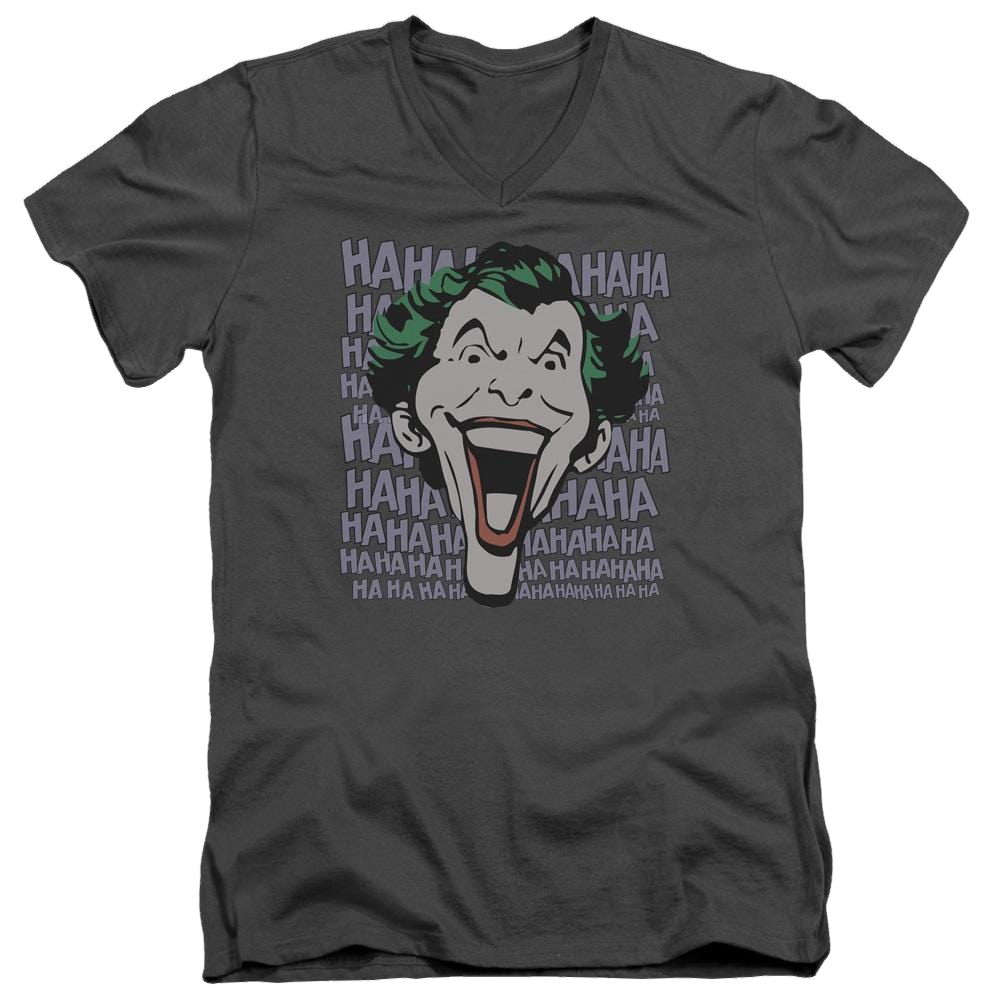 DC Comics Dastardly Merriment - Men's V-Neck T-Shirt Men's V-Neck T-Shirt Joker   