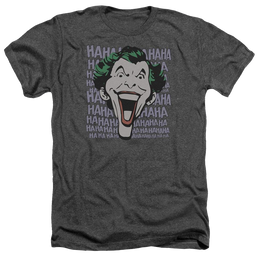 DC Comics Dastardly Merriment - Men's Heather T-Shirt Men's Heather T-Shirt Joker   