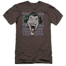 DC Comics Dastardly Merriment - Men's Premium Slim Fit T-Shirt Men's Premium Slim Fit T-Shirt Joker   