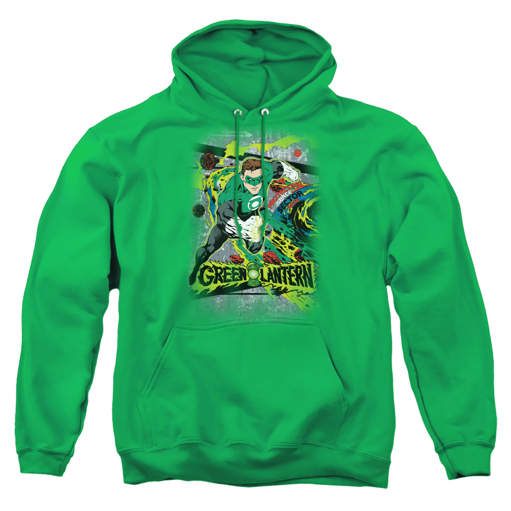 Green Lantern Space Sector 2814 - Pullover Hoodie Pullover Hoodie Green Lantern   