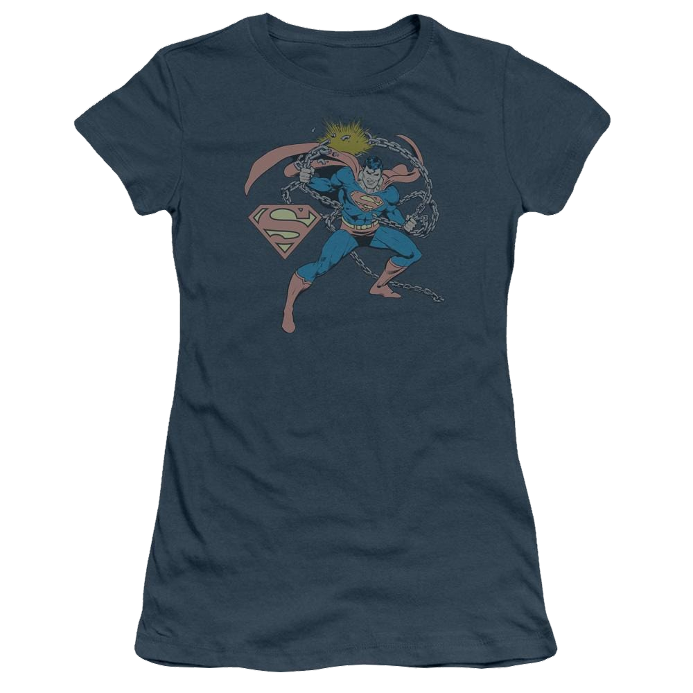 DC Comics I Hate Chains - Juniors T-Shirt Juniors T-Shirt Superman   