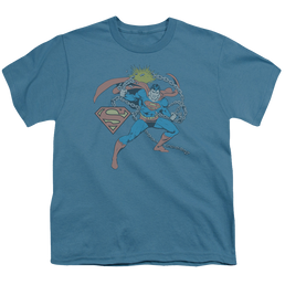 Superman I Hate Chains - Youth T-Shirt Youth T-Shirt (Ages 8-12) Superman   