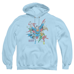 Justice League Lead The Charge - Pullover Hoodie Pullover Hoodie Justice League   