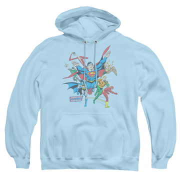 Justice League Lead The Charge - Pullover Hoodie Pullover Hoodie Justice League   
