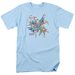 Justice League Lead The Charge - Men's Regular Fit T-Shirt Men's Regular Fit T-Shirt Justice League   