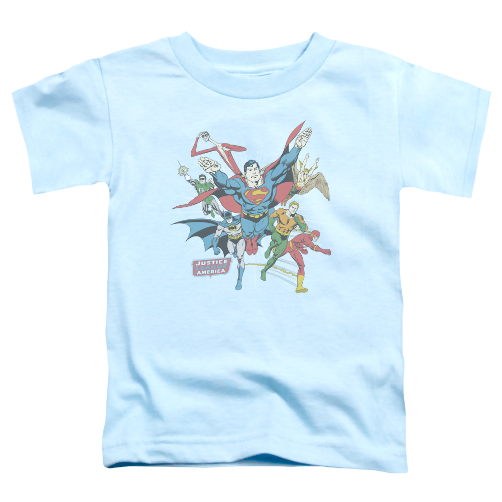 Justice League Lead The Charge - Toddler T-Shirt Toddler T-Shirt Justice League   