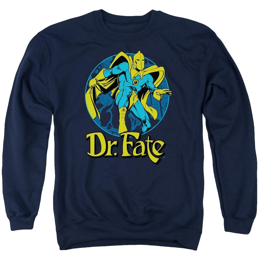 DC Comics Dr Fate Ankh - Men's Crewneck Sweatshirt Men's Crewneck Sweatshirt Dr. Fate   