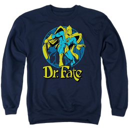 DC Comics Dr Fate Ankh - Men's Crewneck Sweatshirt Men's Crewneck Sweatshirt Dr. Fate   